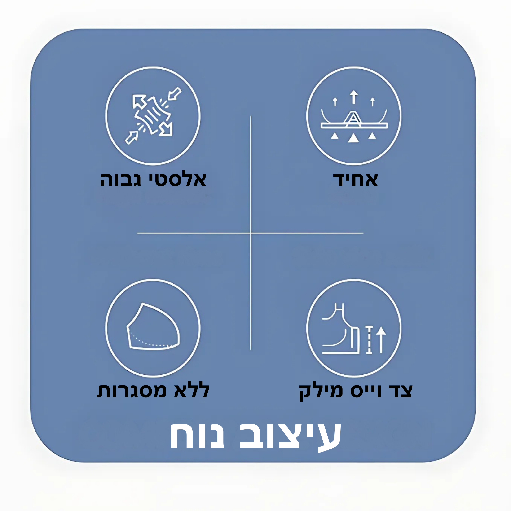קרופפיט™ – טופ מחטב לנוחות, תמיכה והגדרה נקייה