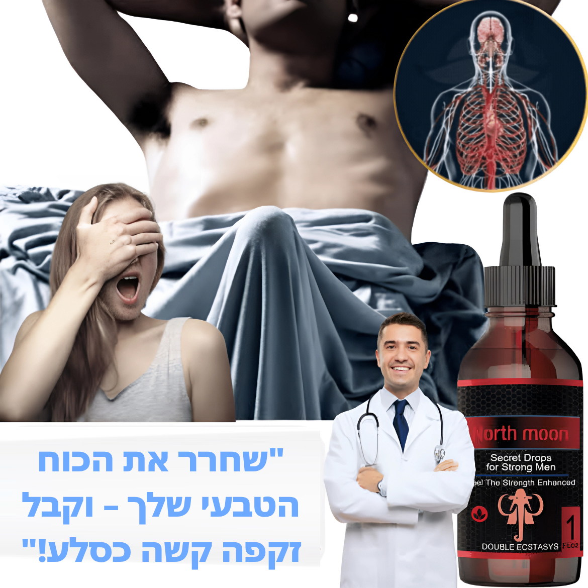 נורת'מון™  – תוצאות מורגשות לשדרוג עוצמה גברית